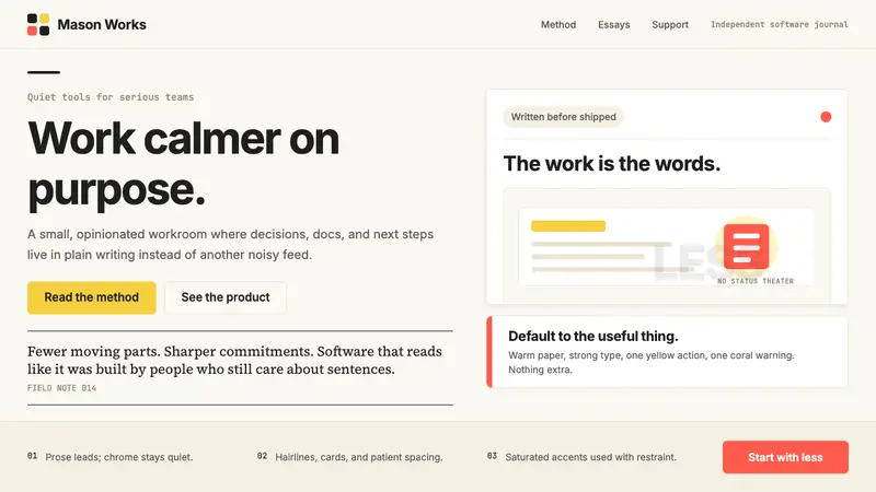 Basecamp / 37signals — design style preview