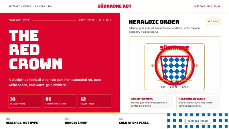 Bayern Munich (Rot) — design style preview