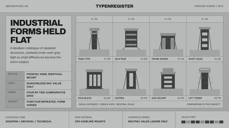 Bechers Industrial Typology — Cover