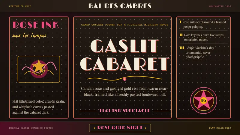 Belle Époque Paris — design style preview