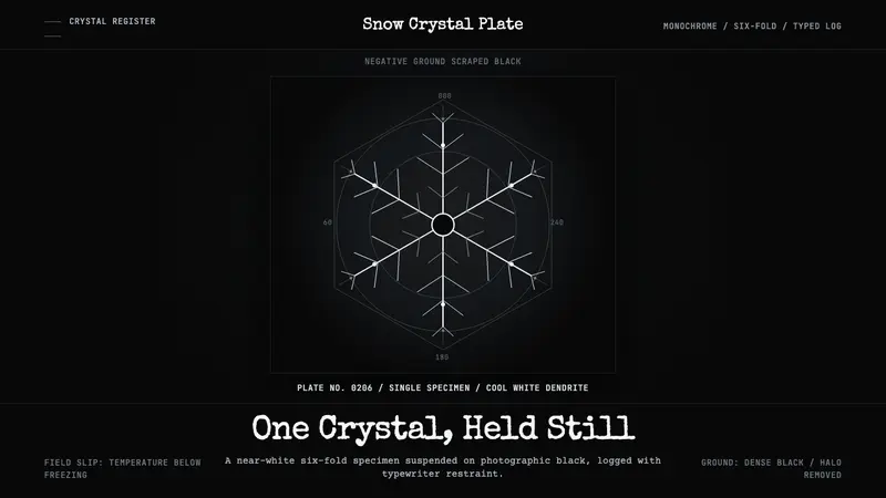 Bentley Snowflake — design style preview