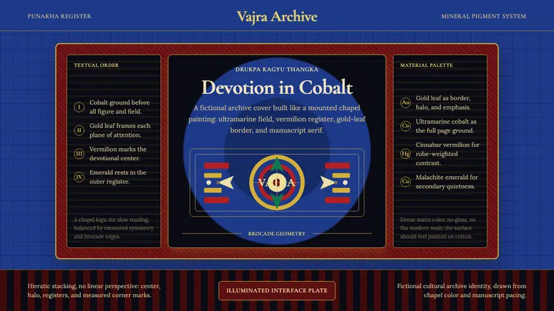 Bhutanese Drukpa Kagyu Thangka — design style preview