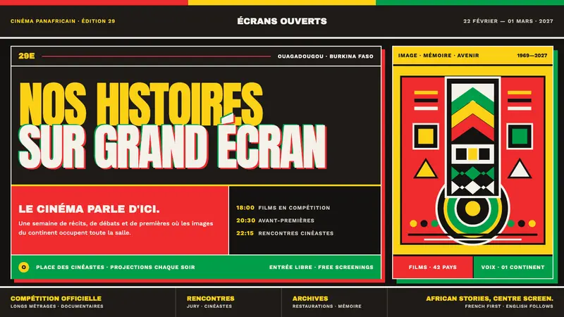 FESPACO Poster — design style preview