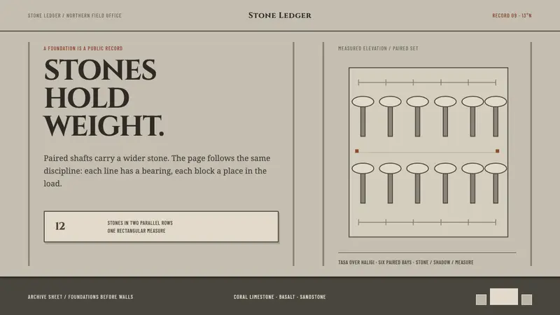 Chamorro Latte Stone — design style preview