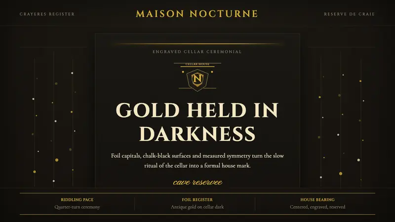 Champagne Maison — design style preview