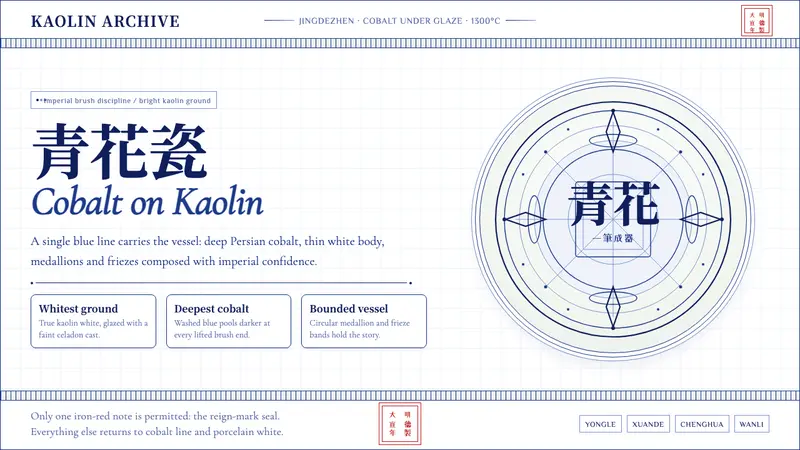 Ming Blue-and-White Porcelain — design style preview