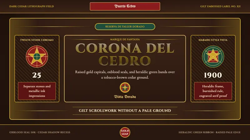 Cigar Box Label (Cuban) — Cover