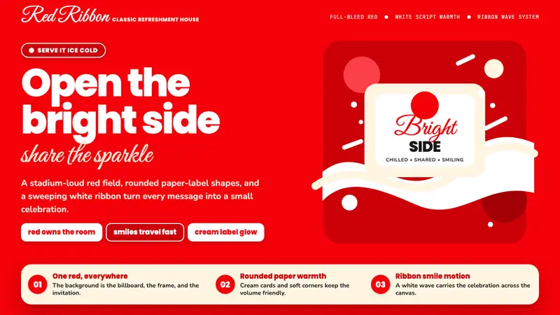 Coca-Cola Classic — design style preview