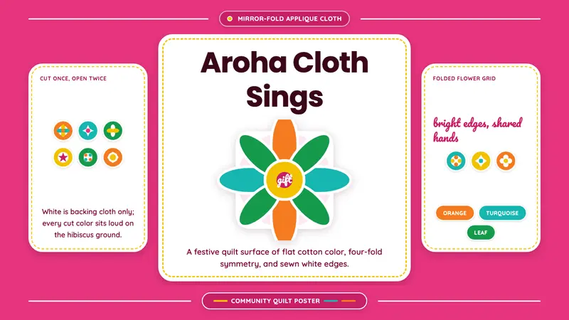 Cook Islands Tivaevae — design style preview