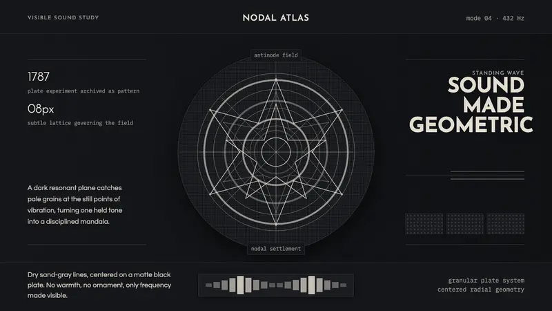 Cymatics Standing Wave — design style preview
