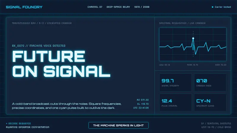 Data 70 Techno Display — Cover