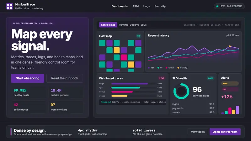 Datadog — design style preview