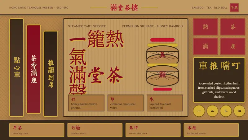 Dim Sum Cart — design style preview