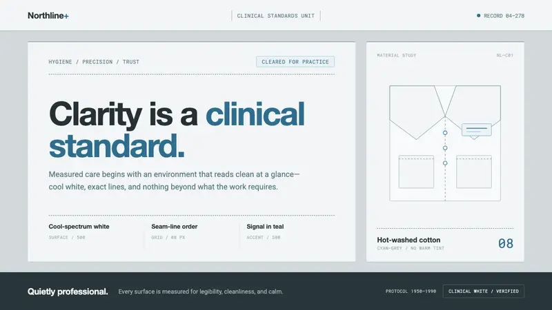 Doctor's Clinical Lab Coat — design style preview