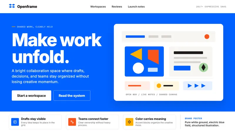 Dropbox Modern — design style preview
