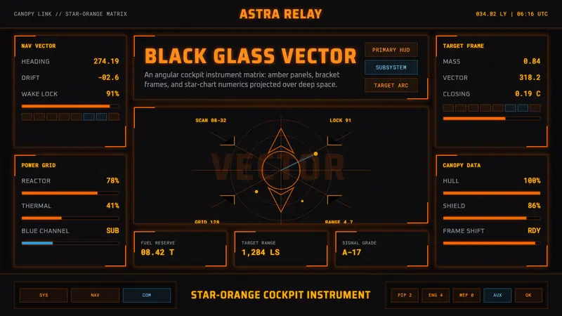 Elite Dangerous (Cobra HUD) — Cover