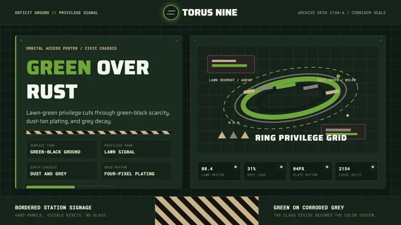 Elysium Orbital — design style preview