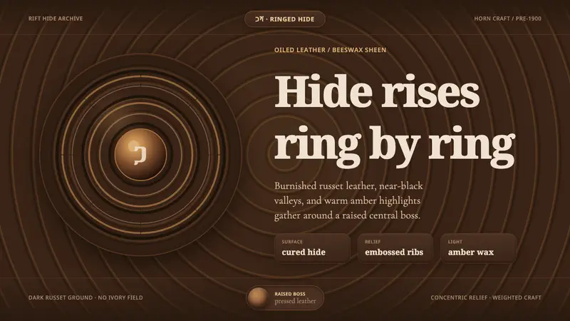Ethiopian Hide Shield — Cover
