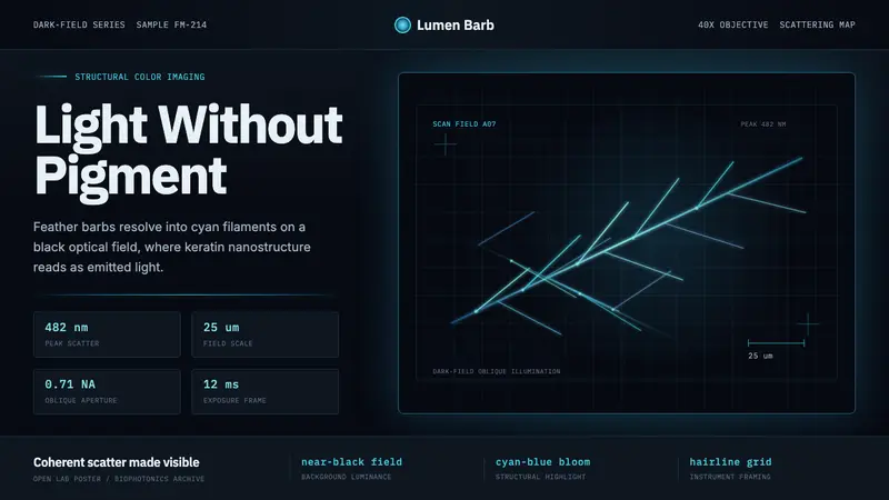 Feather Microscopy — design style preview