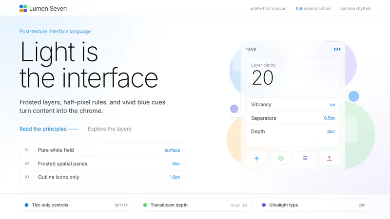 iOS 7 Flat — design style preview