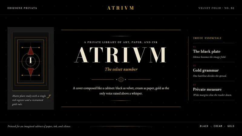 FMR (Franco Maria Ricci) — design style preview