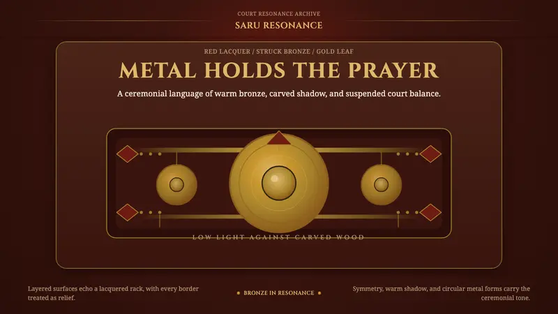 Gamelan Bronze — design style preview