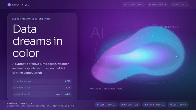 Generative AI Data Art (Refik Anadol era) — design style preview