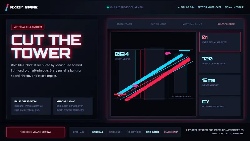 Ghostrunner Dharma Tower — design style preview