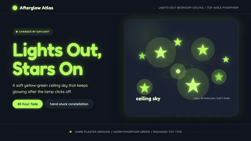 Glow-in-Dark Ceiling Stars — Cover