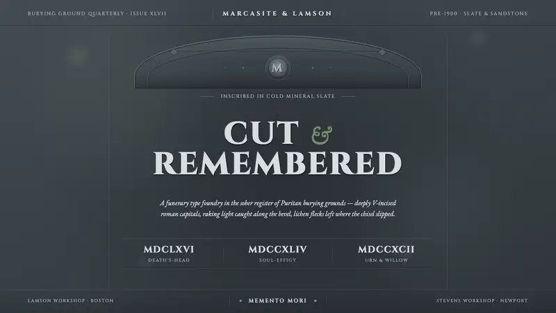 Slate Headstone Lettercutting — Cover
