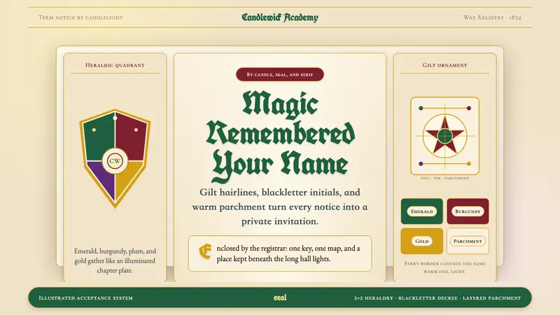 Harry Potter Illustrated — design style preview