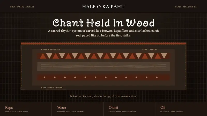 Hawaiian Hula Pahu Drum — Cover