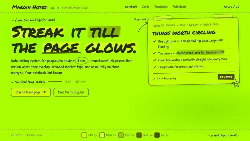 Fluorescent Highlighter — Cover
