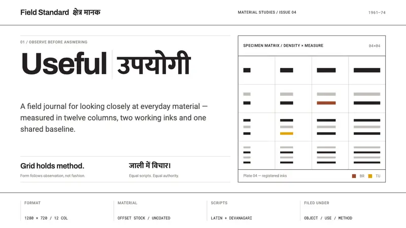 NID Ahmedabad Modernism — design style preview