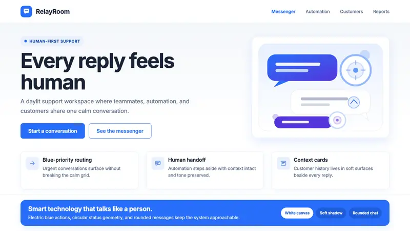 Intercom Modern — design style preview