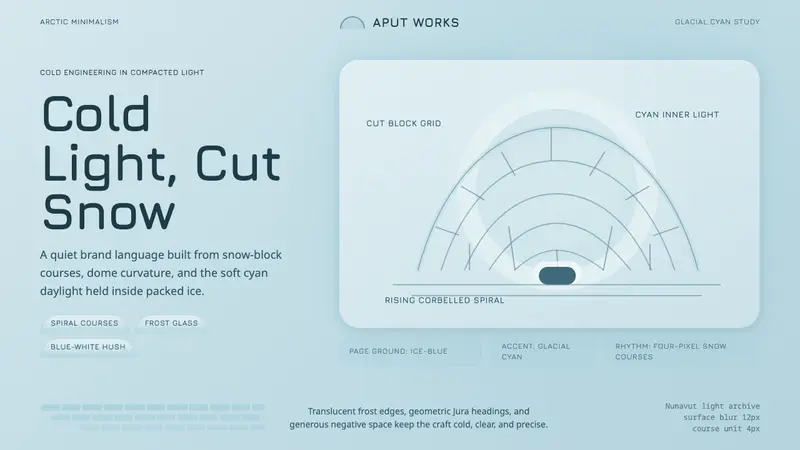 Inuit Igloo — design style preview
