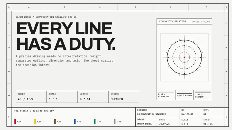 ISO Technical Drawing — Cover