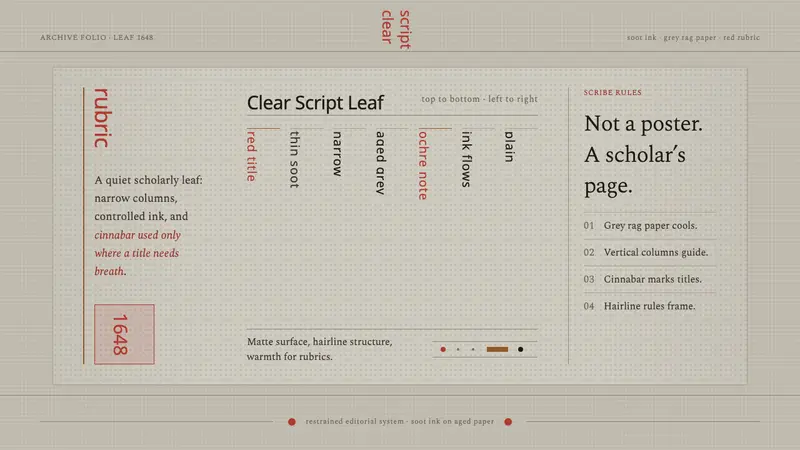 Kalmyk Todo Bichig Clear Script — design style preview