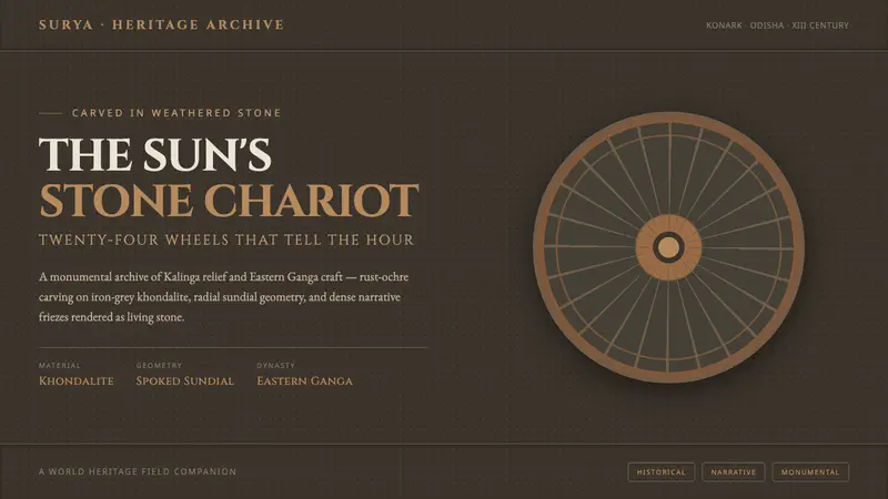 Konark Sun Temple Wheel — design style preview
