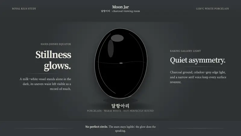 Joseon Moon Jar — design style preview