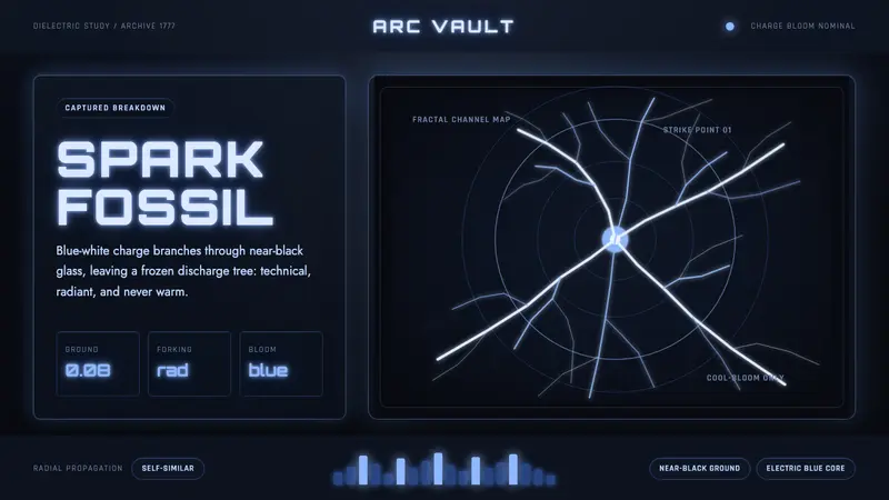 Lichtenberg Figure — design style preview