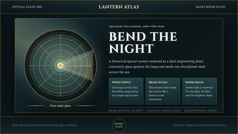 Fresnel Lighthouse Lens — design style preview