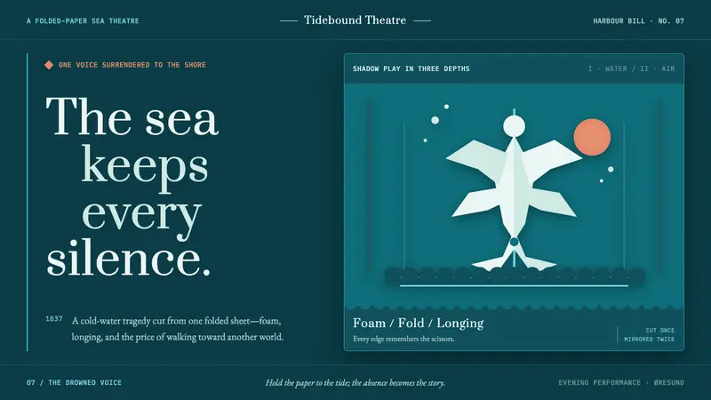 The Little Mermaid (Andersen, 1837) — design style preview