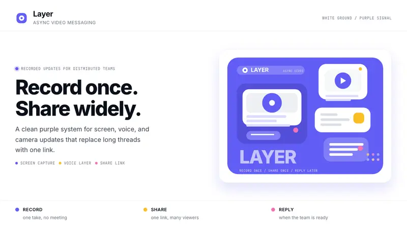 Loom Async-Video Purple — design style preview