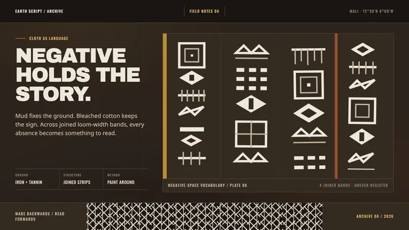 Bogolanfini Mudcloth — design style preview