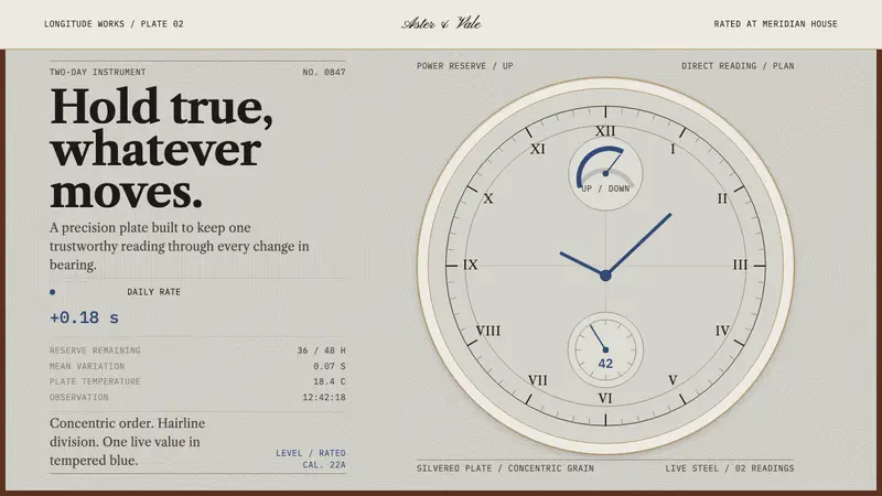 Marine Chronometer — Cover