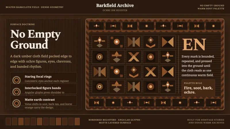 Marquesan Enata Tapa Motif — design style preview