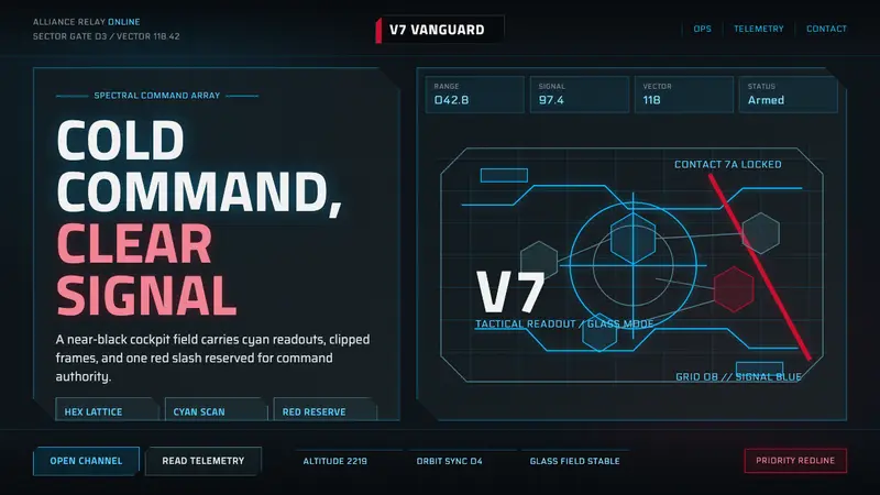Mass Effect N7 — design style preview