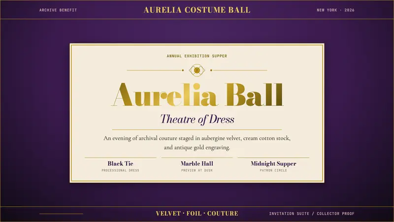 Met Gala — design style preview