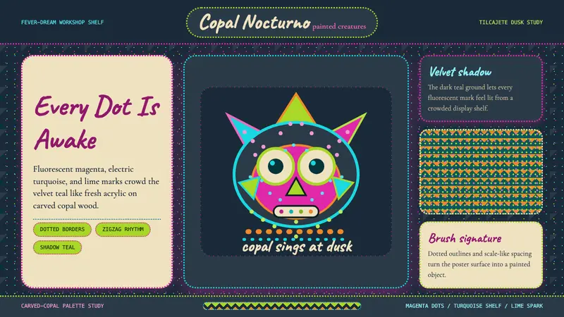 Mexican Alebrije Oaxaca (Linares 1936) — design style preview